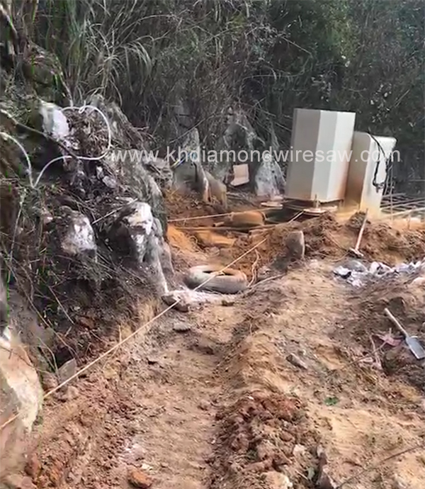 kanghua granite quarrying machine