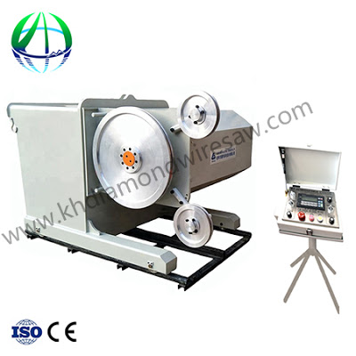 Hard rock cutting CNC automatic diamond wire saw machine